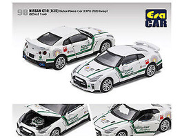 Nissan GT-R R35 White Dubai Police EXPO 2020 Livery Limited Edition to 720 Pcs W - £18.84 GBP