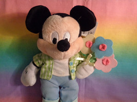 Disney Store Mickey Mouse Flowers Bouquet Bean Bag Plush Toy w/ Tags - a... - £6.95 GBP
