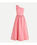 New J Crew Taffeta Pink Yellow Eyelash Tulle Lined A-line One Shoulder D... - £103.11 GBP