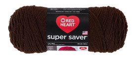 Red Heart Super Saver Yarn, Coffee - £5.47 GBP