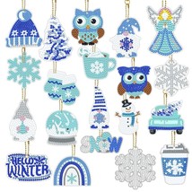 Winter Wonderland Diamond Painting Keychain Kit - Set of 20 Blue Winter ... - $506.89 MXN