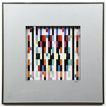 YAACOV AGAM 3D DOUBLE LAYER SILKSCREEN ON PAPER HAND SIGNED &amp; NUMBERED F... - £2,146.89 GBP