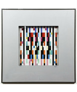 YAACOV AGAM 3D DOUBLE LAYER SILKSCREEN ON PAPER HAND SIGNED &amp; NUMBERED F... - £2,151.97 GBP