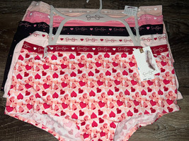 Jessica Simpson ~ Womens Boyshort Underwear Panties Polyester Blend 5-Pair ~ XL - £27.58 GBP
