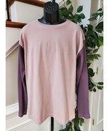 BDG Urban Outfitter Men&#39;s Pink Cotton Round Neck Long Sleeve Pullover Th... - $38.29 CAD