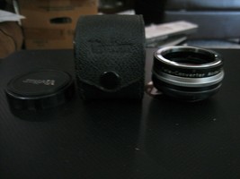 Vivitar Automatic Tele-Converter 2X-1 With Case And 2 Lens Caps - $16.18