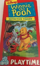 Winnie the Pooh:Detective Tigger VHS John Fiedler,Jim Cummings 2-TESTED-RARE - £21.80 GBP