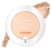 Neutrogena SkinClearing Mineral Acne-Concealing Pressed Powder Compact, Shine-Fr - £15.56 GBP