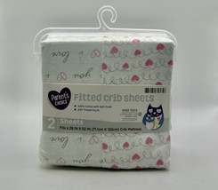NEW Set of 2 Fitted Crib Sheets 28in x 52in (Parent’s Choice) - $20.55 CAD