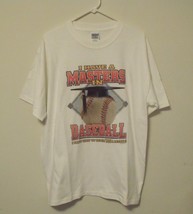 Mens Gildan NWOT White Short Sleeve Baseball T Shirt Size Large - £7.15 GBP