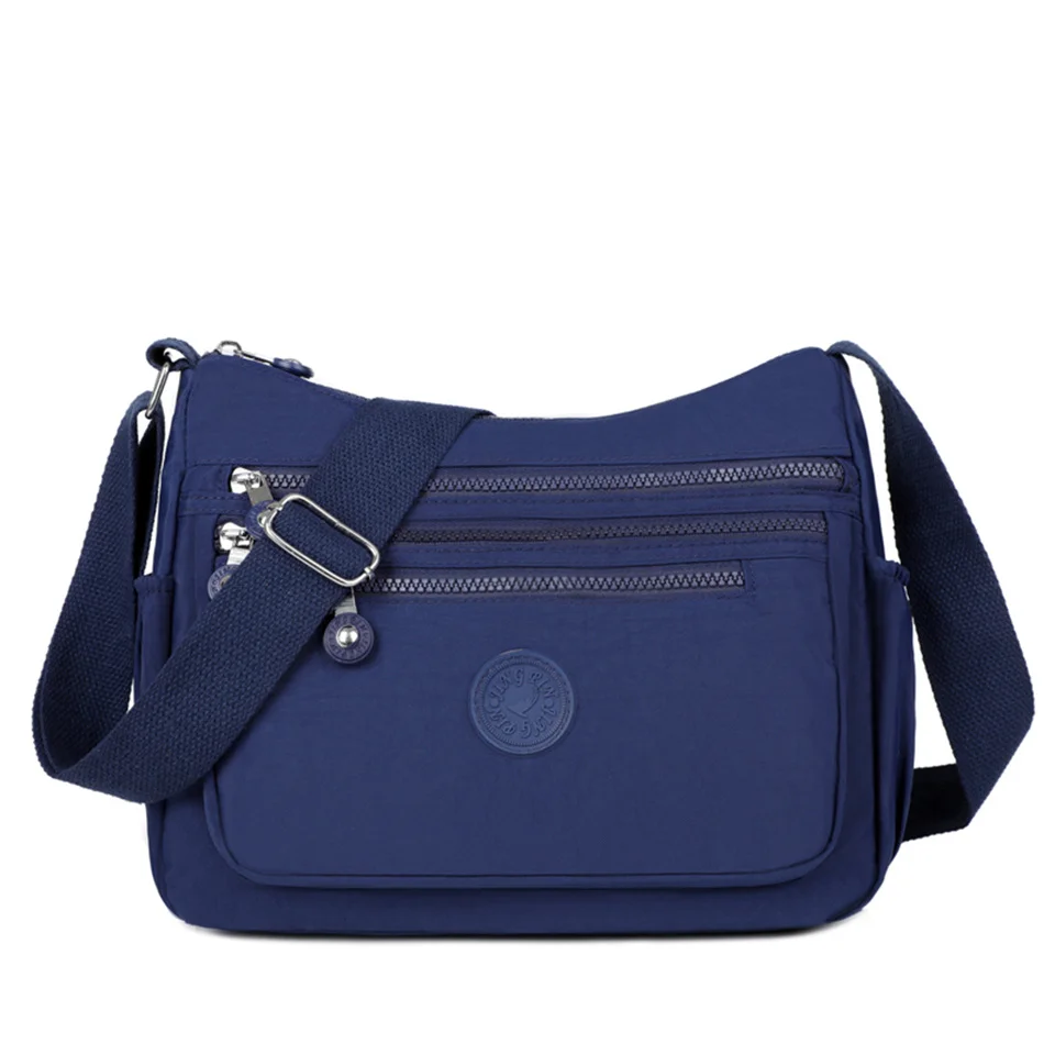Vel handbags multifunction messenger bags solid zipper top handle pack casual crossbody thumb200