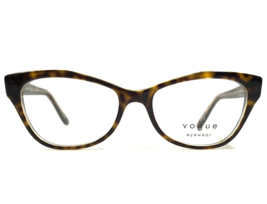 Vogue Brille Rahmen VO5359 1916 Brown Schildplatt Klar Gold Cat Eye 51-16-140 - £52.06 GBP