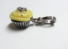 Juicy Couture Cupcake Charm Frosted Yellow Opens Locket Box - £23.52 GBP
