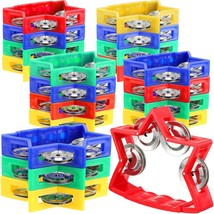 20 Pack Plastic Percussion Tambourine For Kids Noise Makers Tambourine H... - $50.99