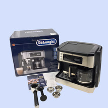 De&#39;Longhi Digital All-in-One Coffee Machine Black/Stainless Steel COM530... - $91.98