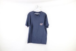 Vineyard Vines Mens Small Distressed Spell Out Petoskey Michigan Whale T-Shirt - $24.70