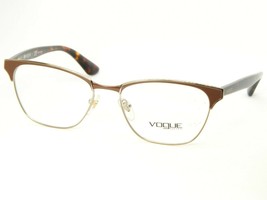 New Vogue Vo 3814 848 Pale Gold / Brown Eyeglasses Glasses VO3814 51-16-140mm - £64.54 GBP