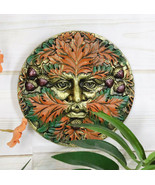 Ebros Autumn Fall Bronzed Blooming Floral Foliage Celtic Greenman Wall D... - $22.99
