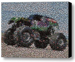 Amazing Framed Grave Digger Monster Truck Bottlecap mosaic print w/COA - £14.40 GBP