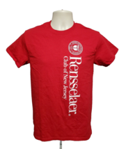 Rensselaer Polytechnic Institute 1824 Club of New Jersey Adult Small Red TShirt - £14.80 GBP