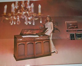 Rock Ola 447 Jukebox Flyer Original Phonograph Music Artwork Sheet 1971 - $28.03