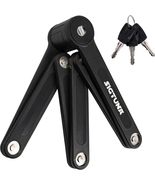 SIGTUNA Anti-Theft Heavy Duty Folding Bike Lock, Black, 8mm Fold-Up,, Wa... - £22.35 GBP