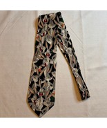 Vintage 1993 Looney Tunes Mania Bugs Bunny Cartoon Character Black Neck Tie - $13.60 CAD