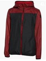 Under Armour Boy&#39;s Storm 1 Evaporate Packable Woven Jacket, Black/Red, XS  - $34.64