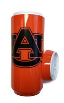 NCAA Auburn Tigers 16 oz Can Style Travel Mug Cup With Screw Lid Hot Cold Orange - £12.24 GBP