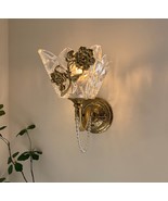 French light luxury wall lamp American retro living room bedside lamp - $492.14 CAD
