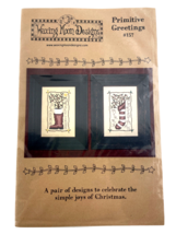 Waxing Moon Designs Embroidery Pattern Christmas Stockings Primitive Gre... - $14.99