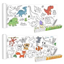 Creative Kids&#39; DIY Drawing Paper Roll - 2 Pcs, 118 x 14.96 Inches - Ideal for Ea - $35.63