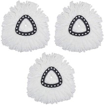 3X Replacement Microfiber Mop Head Easy Clean Wring Refill For O-Cedar Spin Mop - £15.84 GBP