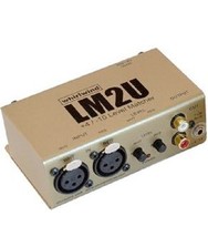 Whirlwind LM2U converter box connect Turntable cassette CD player to Mix... - $3,414.63 MXN