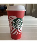 ~*RED CUP*~ Starbucks Reusable 2024 (16 oz) Christmas Holiday Gift - $7.99