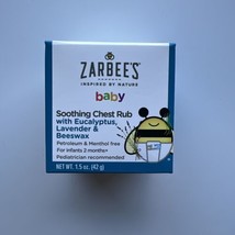 Zarbee&#39;s Naturals Baby Chest Rub with Eucalyptus, Lavender &amp; Beeswax 1.5... - £8.21 GBP