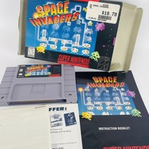 Space Invaders Super Nintendo SNES 1997) Complete With Box Manual Tested - $39.15