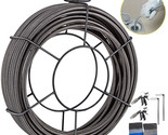 VEVOR Drain Cable Sewer Cable 50Ft 1/2In Drain Cleaning Cable Auger Snak... - $87.39