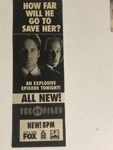 The X-Files Tv Guide Print Ad David Duchovny Gillian Anderson TPA5 - £4.68 GBP
