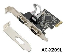 2-Port DB9 Serial PCI-Express Controller Card w/ Low Profile Bracket MCS... - £57.51 GBP