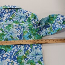 Apple Seed's RN#76915 Women's 10P Multicolor Floral Button Front Denim Jacket image 7