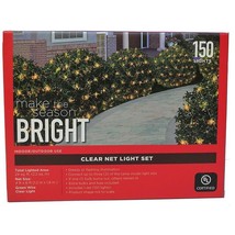 Make the Season Bright Clear Net 150 Lights Set Steady or Flashing Illum... - $14.84