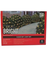 Make the Season Bright Clear Net 150 Lights Set Steady or Flashing Illum... - £11.62 GBP