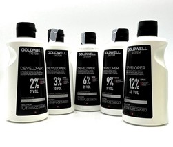 Goldwell Developer Cream Developer Lotion For  Topchic &amp; Oxycur 33.8 oz-Choose - $25.16+