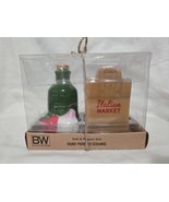BW CERAMIC BOTTLE OLIVE OIL &amp; ITALIAN MARKET BAG SALT  &amp; PEPPER SHAKERS NIB - €12,78 EUR