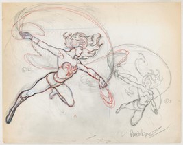 Jose Luis Garcia Lopez Signed Original DC Comics Wonder Woman Art Sketch / JLA - £295.92 GBP