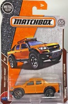 Matchbox 2018 MBX Off Road &#39;16 Chevy Colorado Xtreme 92/125, Orange - £7.41 GBP