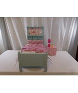American Girl doll BOUQUET Trundle Bed  &amp; Nightstand Accessories RETIRED - £109.08 GBP