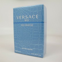 Versace Man Eau Fraiche By Versace 100 ml/3.4 Oz After Shave Lotion Nib - £46.43 GBP