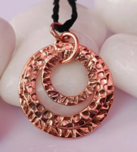 1 Pc Pure Copper Healing Circle Pendant Locket, Jewelry Spiritual Kriya - $404.73 MXN